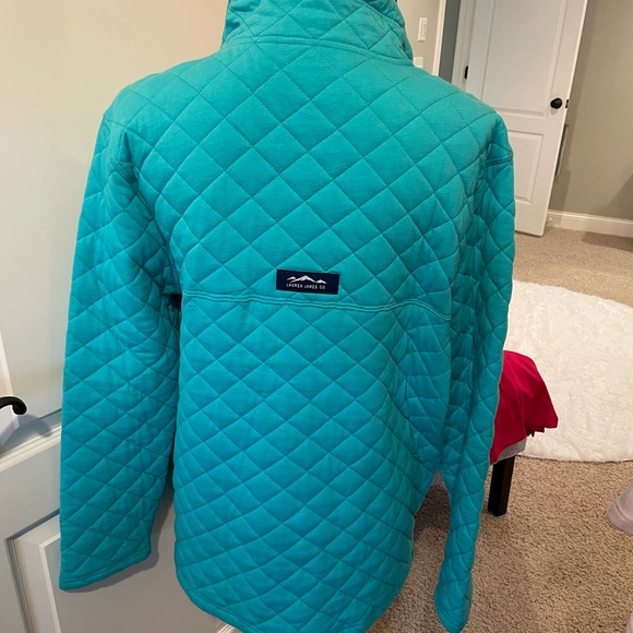 Lauren James Co. blue & pink quilted pullover - Picture 4 of 4
